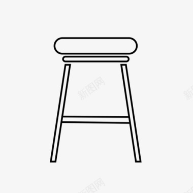 凳子椅子家具图标图标