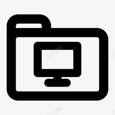 文件夹计算机文件夹桌面图标图标