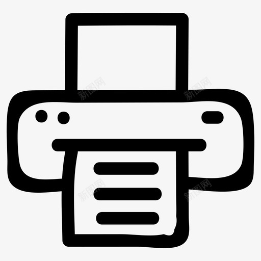 传真计算机文档图标svg_新图网 https://ixintu.com 传真 商务和办公手绘图标 打印 打印机 技术 文档 计算机