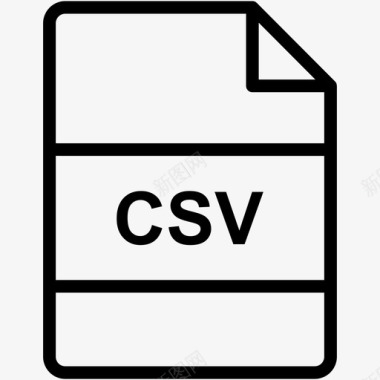 csv文件编码文档图标图标