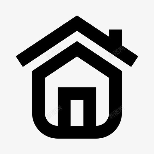 房屋房地产金融材料图标svg_新图网 https://ixintu.com 房地产 房屋 金融材料