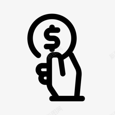 支付硬币金钱图标图标