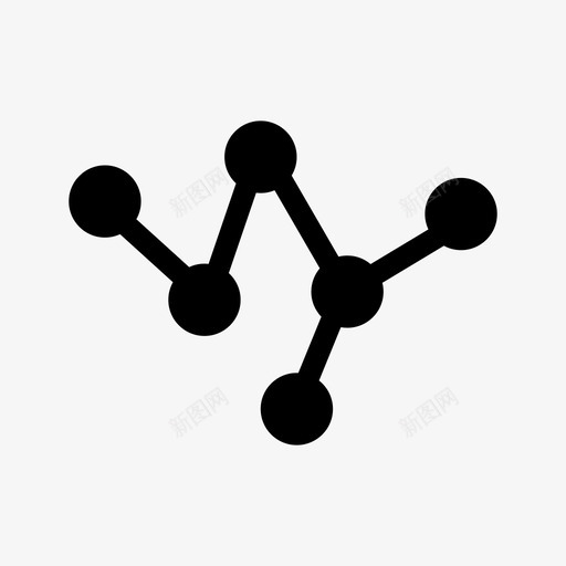 分子概念元素图标svg_新图网 https://ixintu.com 元素 分子 医学 概念 科学