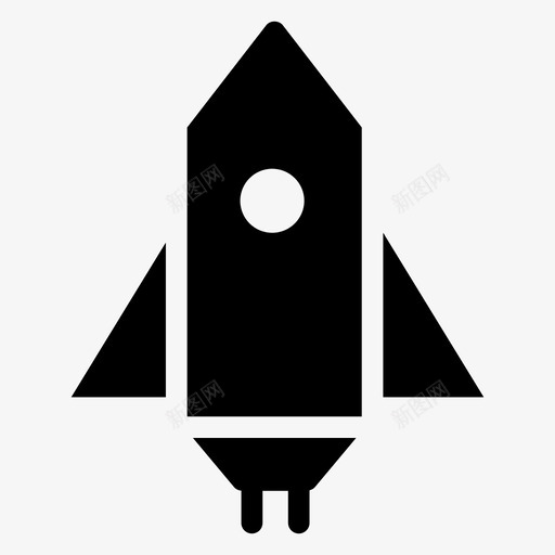宇宙飞船商业发射图标svg_新图网 https://ixintu.com 发射 商业 宇宙飞船 旅行 火箭 科学雕文图标