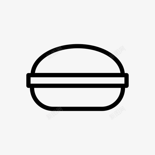 汉堡美式食品图标svg_新图网 https://ixintu.com 旅行 汉堡 美式 食品 食品杂项