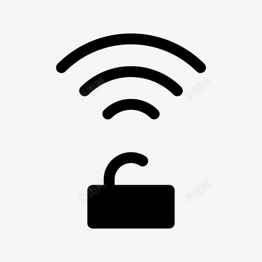 免费wifi保护安全图标svg_新图网 https://ixintu.com 保护 免费wifi 安全 安全保护ios优化