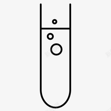 试管化学玻璃器皿图标图标