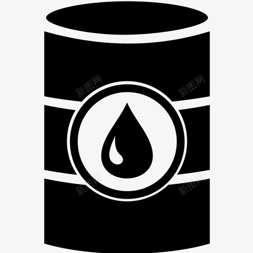油桶油图标svg_新图网 https://ixintu.com 油图标 油桶