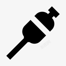 医用材料注射器医用医院材料图标高清图片