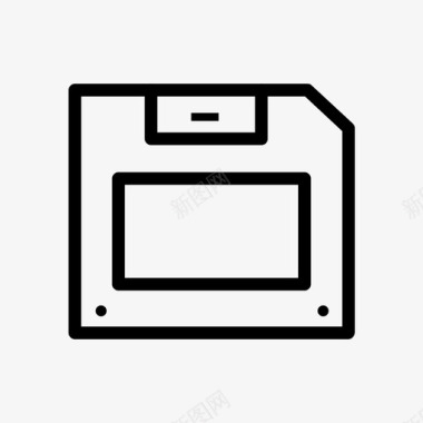 软盘保存辅助存储器图标图标