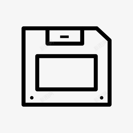 软盘保存辅助存储器图标svg_新图网 https://ixintu.com 保存 软盘 辅助存储器