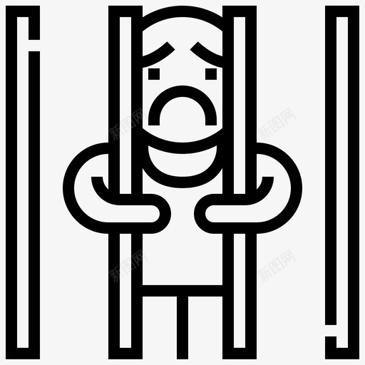 监狱腐败金钱图标svg_新图网 https://ixintu.com 监狱 腐败 金钱