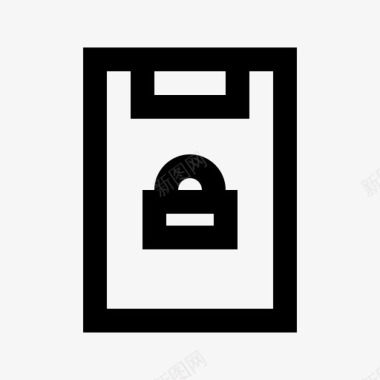 安全文档保护安全图标图标