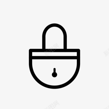 锁数据保护安全图标图标