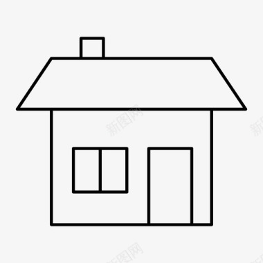 家房子门图标图标