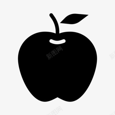 苹果碳水化合物水果图标图标