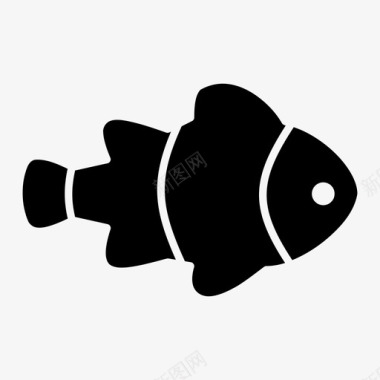 鱼动物小丑鱼图标图标