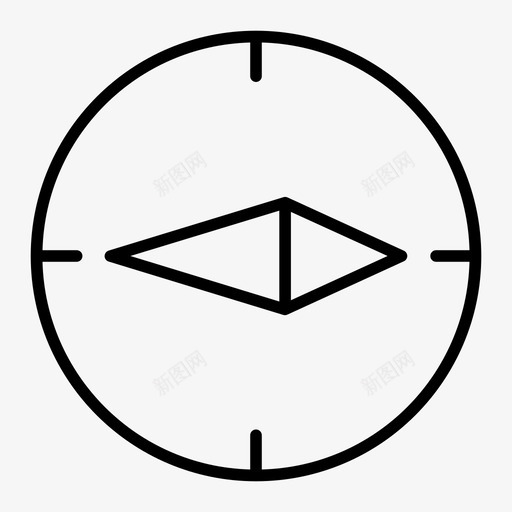 指南针方向磁罗盘图标svg_新图网 https://ixintu.com 导航 指南针 方向 旅行 磁罗盘