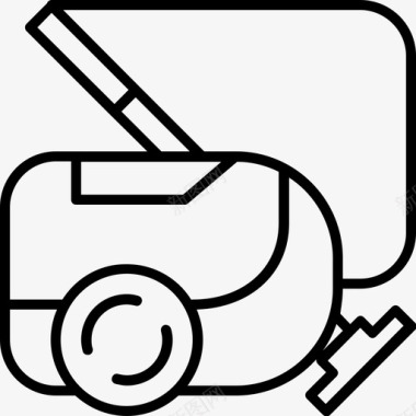 吸尘器清洁灰尘图标图标