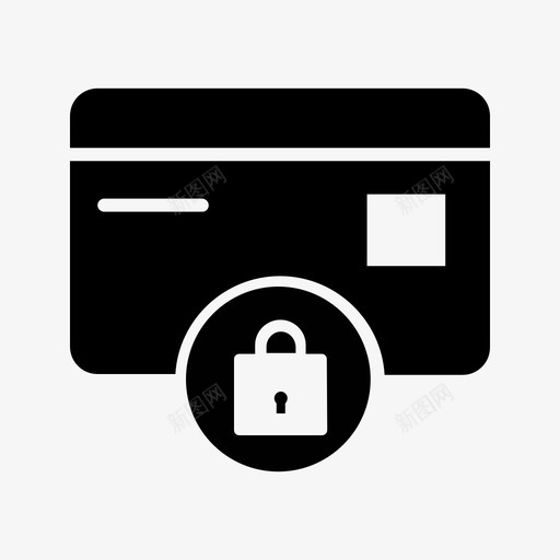 信用卡家庭保护锁定家庭图标svg_新图网 https://ixintu.com 信用卡 安全填充 安全家庭 家庭保护 智能家居 锁定家庭