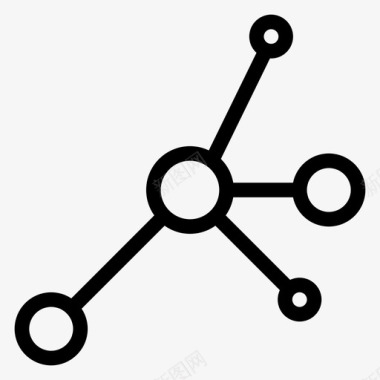 分子原子商业图标图标