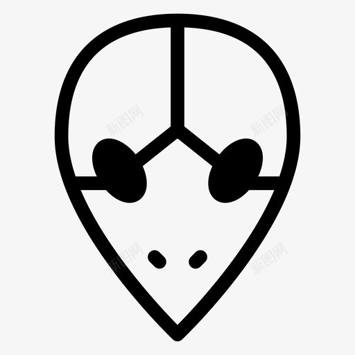 外星人化身商业图标svg_新图网 https://ixintu.com 化身 商业 外星人 怪物 用户 科学符号图标