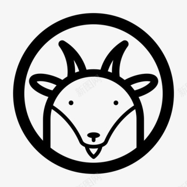 山羊动物农场图标图标