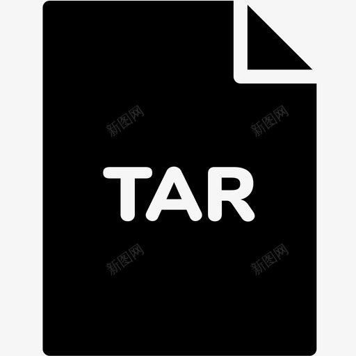 tar文件扩展名格式图标svg_新图网 https://ixintu.com tar文件 扩展名 文件格式vol4glyph 格式 类型