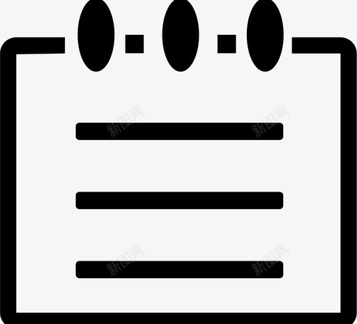 笔记本_notebook43svg_新图网 https://ixintu.com 笔记本_notebook43