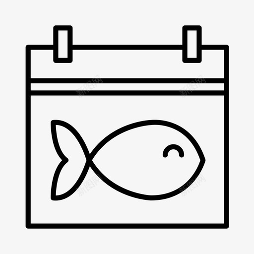 鱼标志食物湖泊图标svg_新图网 https://ixintu.com 可持续性 户外 海洋 湖泊 钓鱼 食物 鱼标志