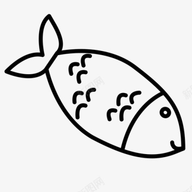 鱼犹太符号图标图标