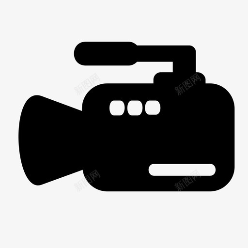 摄像机电影院胶卷图标svg_新图网 https://ixintu.com 摄像机 电影院 胶卷