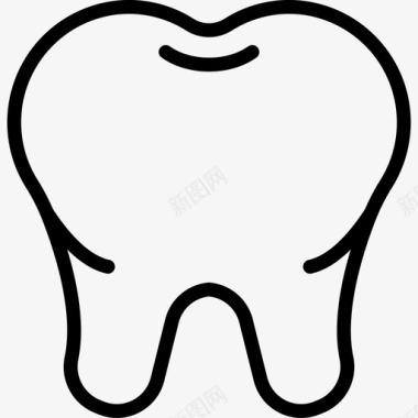 牙齿臼齿医学图标图标