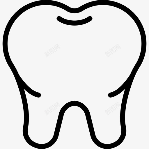 牙齿臼齿医学图标svg_新图网 https://ixintu.com 医学图标 牙齿 臼齿