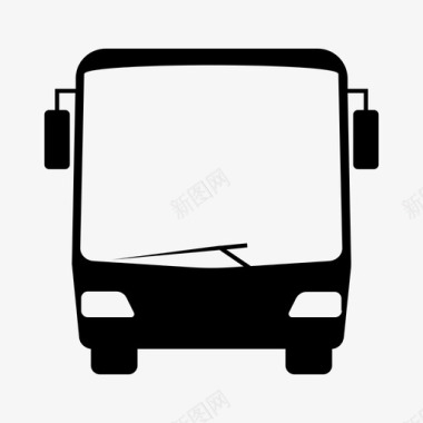 巴士旅程图标图标