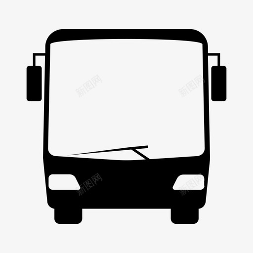 巴士旅程图标svg_新图网 https://ixintu.com 巴士 旅程