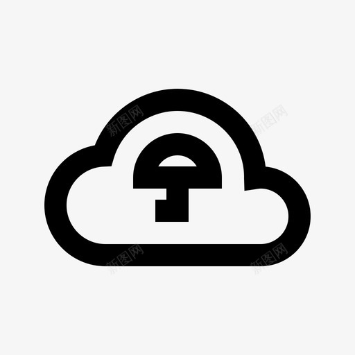 安全云保护安全图标svg_新图网 https://ixintu.com 保护 安全 安全云 安全防护webgrid