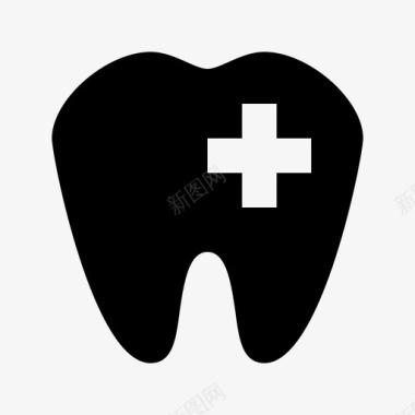 牙齿牙医医院材料图标图标