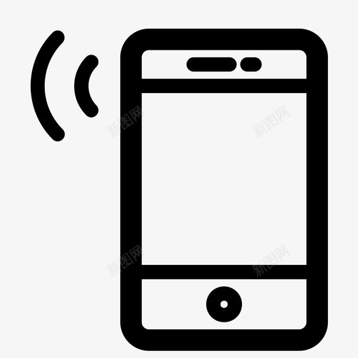 智能手机手机触摸屏图标svg_新图网 https://ixintu.com 手机 智能手机 简单的必需品 触摸屏