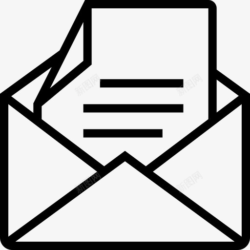 邮件信封信件图标svg_新图网 https://ixintu.com 信件 信封 新的 消息 电子邮件 邮件