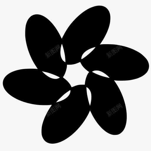 抽象圆形图案图标svg_新图网 https://ixintu.com 图案 圆形 形 抽象 花
