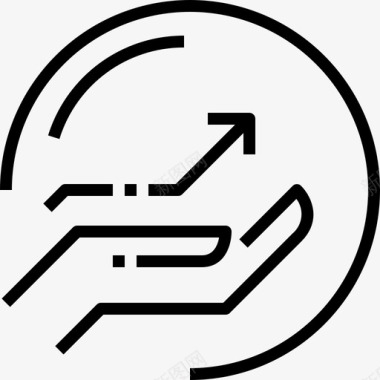 成长商业企业图标图标