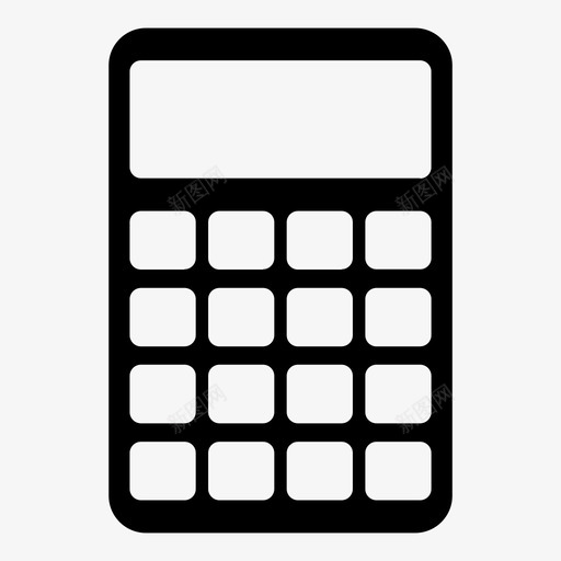 计算器算盘数学图标svg_新图网 https://ixintu.com 数学 科学 算盘 袖珍计算器 计算器 设备