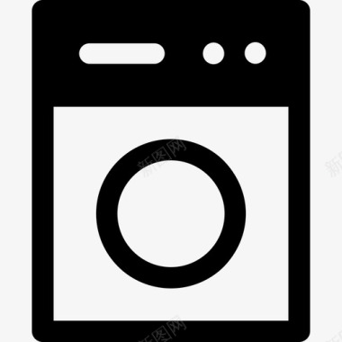 洗衣机清洁保养图标图标