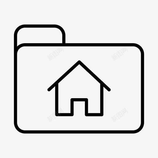 主文件夹图标svg_新图网 https://ixintu.com 主文件夹