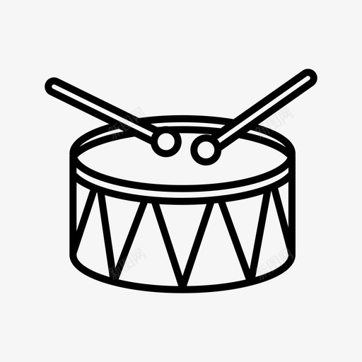 鼓鼓槌乐器图标svg_新图网 https://ixintu.com 乐器 乐器线状图标集 打击乐 管弦乐队 鼓 鼓槌