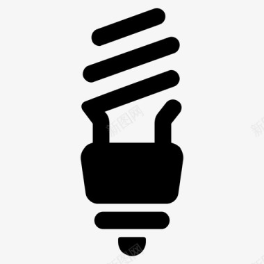 灯泡电节能图标图标