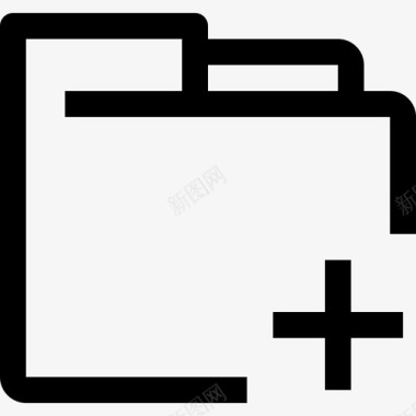 文件夹和归档添加文档图标图标