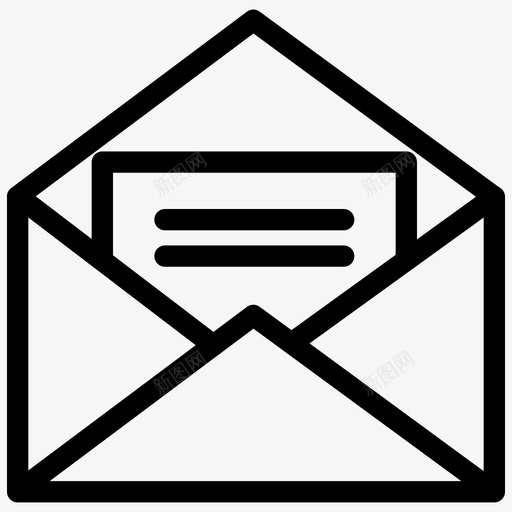 邮件阅读电子邮件信件图标svg_新图网 https://ixintu.com 信件 消息 电子邮件 邮件阅读