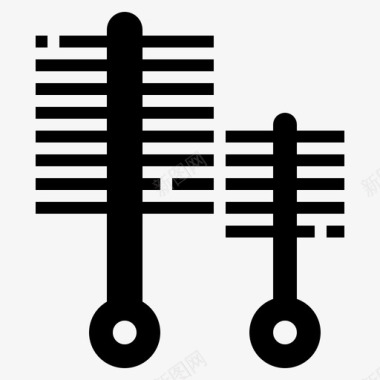 刷子婴儿儿童图标图标